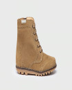 Made in Spain Lace-Up Suede Leather Boots EU25-EU31 Brown